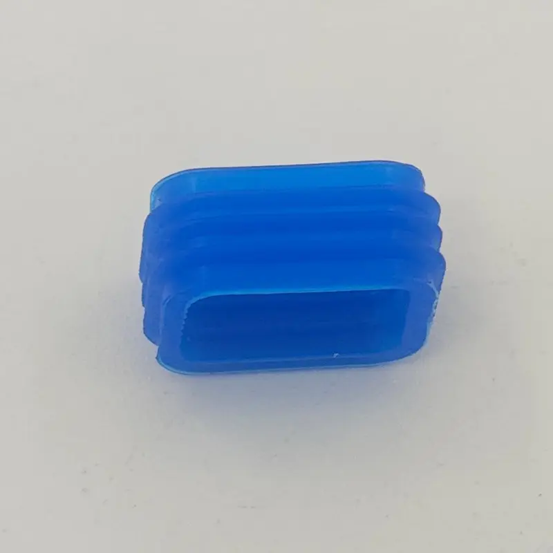 Blue 3 Way Silicone Rubber Connector Gasket